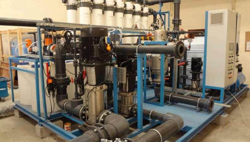 Ultra Filtration Plant for a Food Products Production Factory